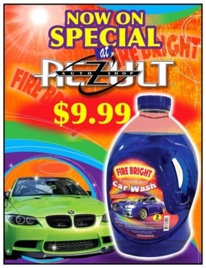 Fire Bright Concentrated Car Wash 55 GL